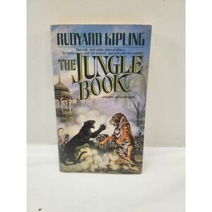 The Jungle Book Rudyard Kipling Vintage 1992 First Tor Edition Paperback Book